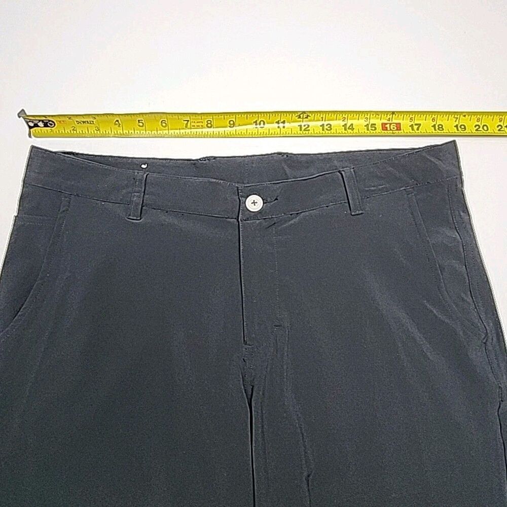 Columbia PFG Shorts Men's Size 38 Black 10" Inseam Golf Fishing Lightweight Zip - Picture 9 of 13